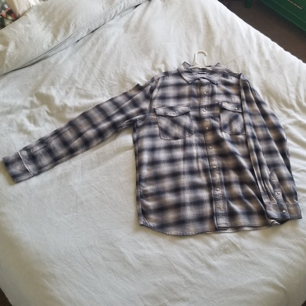 Carhartt Work Shirt, Relaxed Fit, Pearl snaps